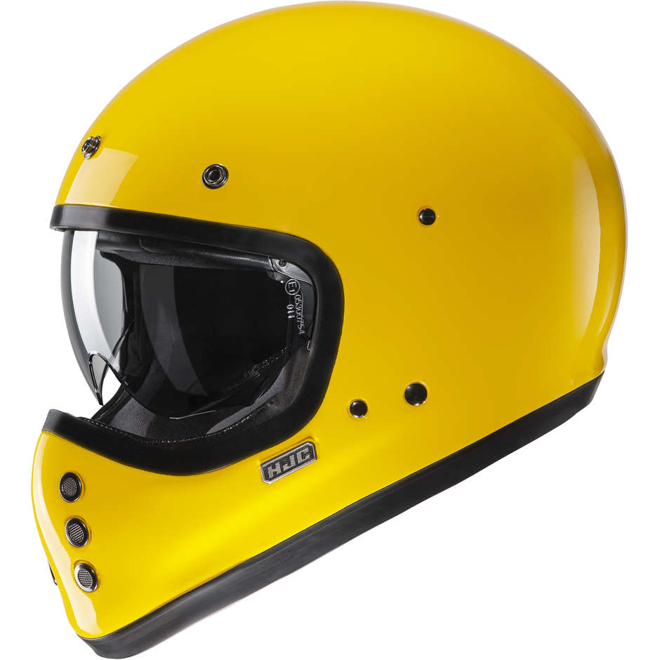 Integral Motorcycle Helmet Hjc V60 UNI DEEP Yellow