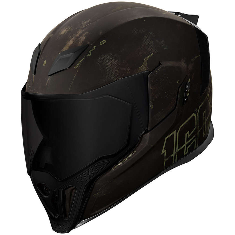 Integral Motorcycle Helmet Icon AIRFLITE MIPS DEMO Black