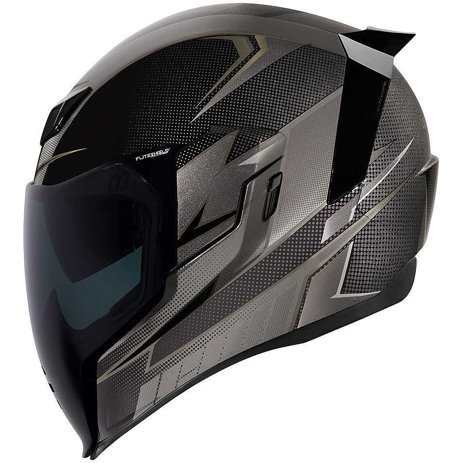 black icon motorcycle helmet