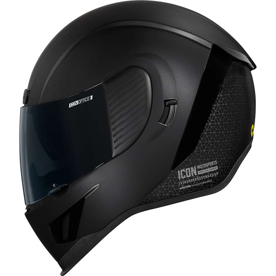 Integral Motorcycle Helmet Icon AIRFORM Counterstrike MIP Black