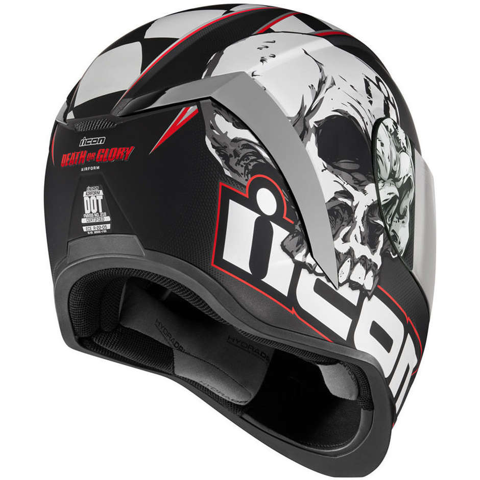 Integral Motorcycle Helmet Icon AIRFORM Death or Glory