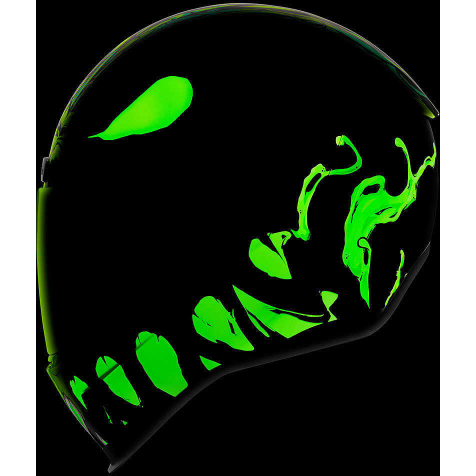 Integral Motorcycle Helmet Icon AIRFORM MANIK´R Green For Sale Online ...