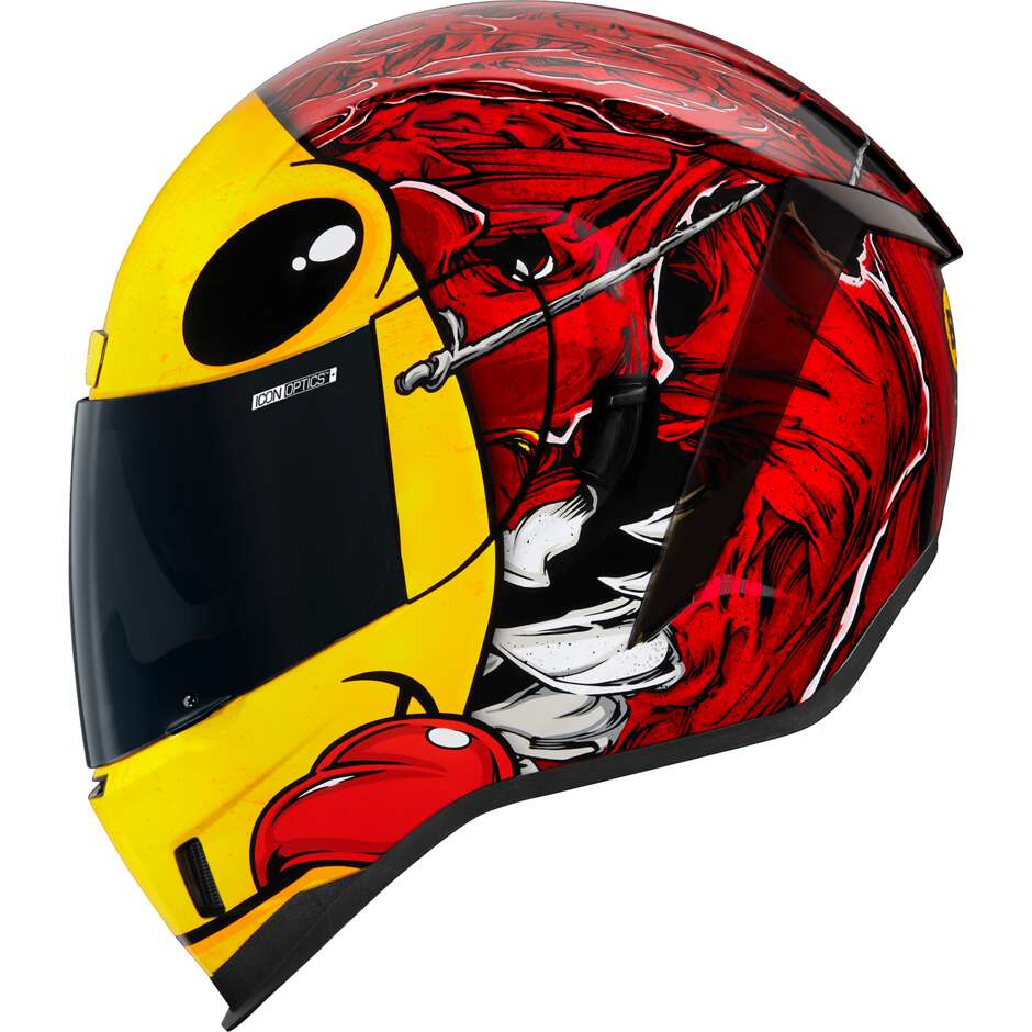 Integral Motorcycle Helmet Icon AIRFORM MIPS Brozak Red