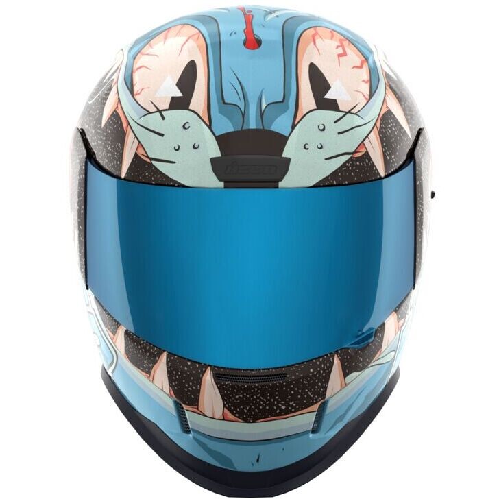 ICON AIRFORM nine lives Lサイズ Integral Motorcycle Helmet Icon AIRFORM Mips Nine Lives Blue For