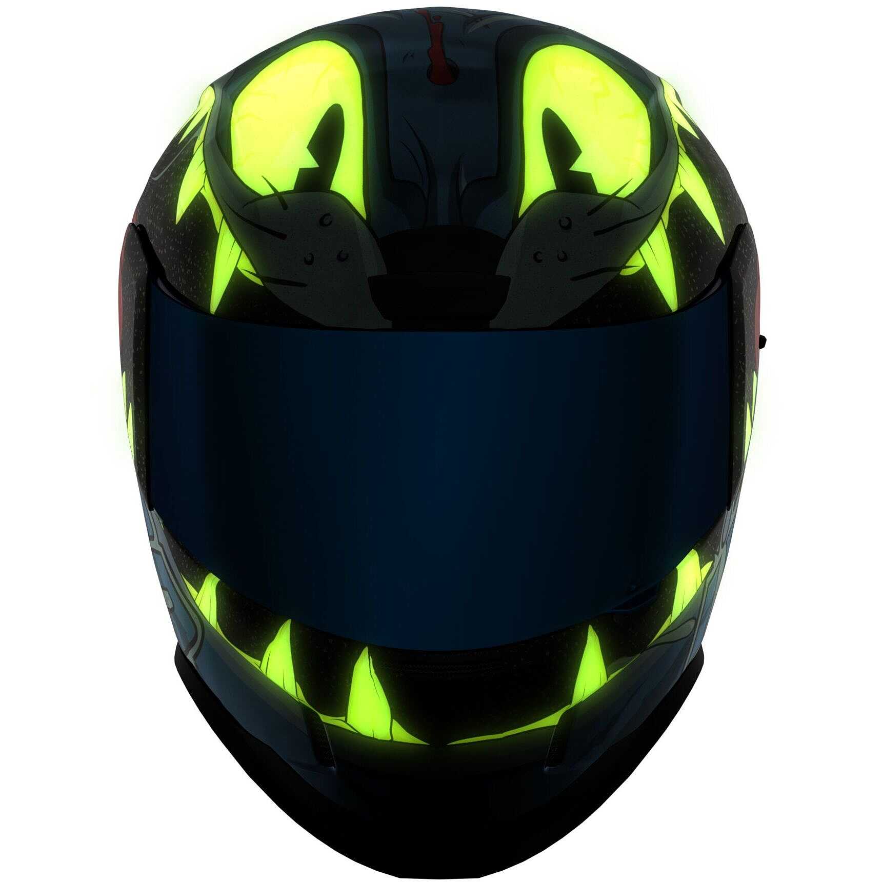 Integral Motorcycle Helmet Icon AIRFORM Mips Nine Lives Blue For
