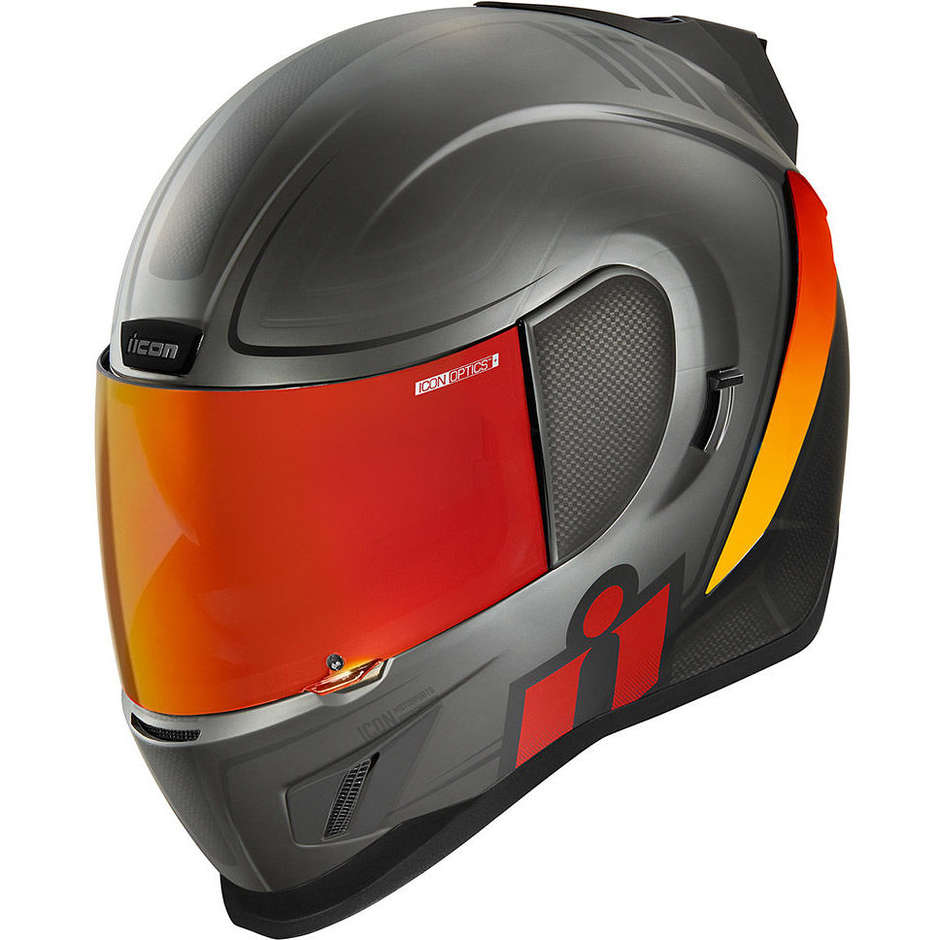 Integral Motorcycle Helmet Icon AIRFORM Resurgent Red