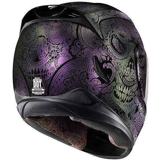 Integral Motorcycle Helmet Icon AIRMADA Chantilly Opal