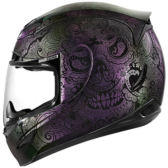 Integral Motorcycle Helmet Icon AIRMADA Chantilly Opal
