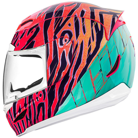 Integral Motorcycle Helmet Icon AIRMADA Wildchild Orange