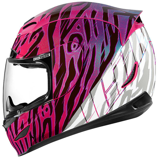 Integral Motorcycle Helmet Icon AIRMADA Wildchild Purple