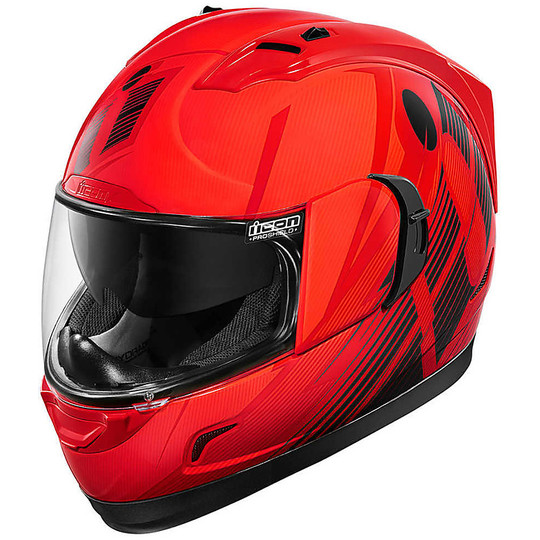 Integral Motorcycle Helmet Icon Alliance GT Primary Red