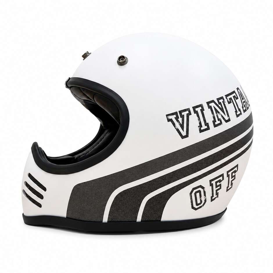 Integral Motorcycle Helmet in 70's Style Fiber Premier MX BTR 817 BM matt