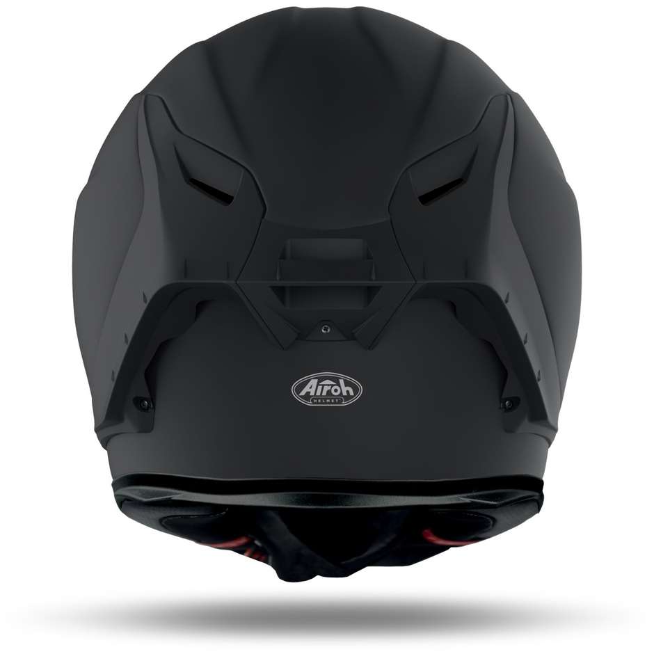 Integral Motorcycle Helmet in Airoh Fiber GP550 S Color Dark Gray Opaque