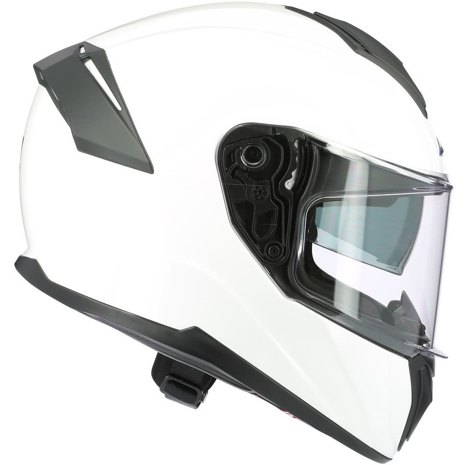 Integral Motorcycle Helmet in Astone GT1200 F Glossy White Fiber