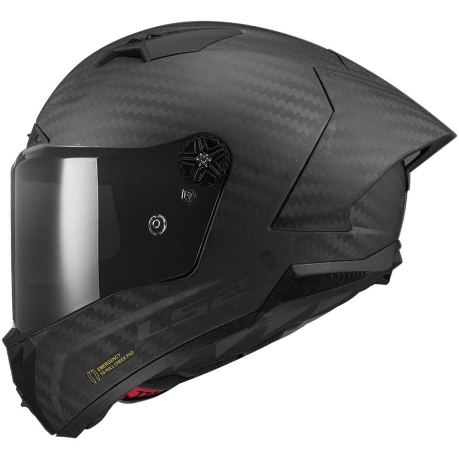 Integral Motorcycle Helmet In Carbon 9k Ls2 FF805 THUNDER C GP PRO Matt Carbon -Om. FIM-