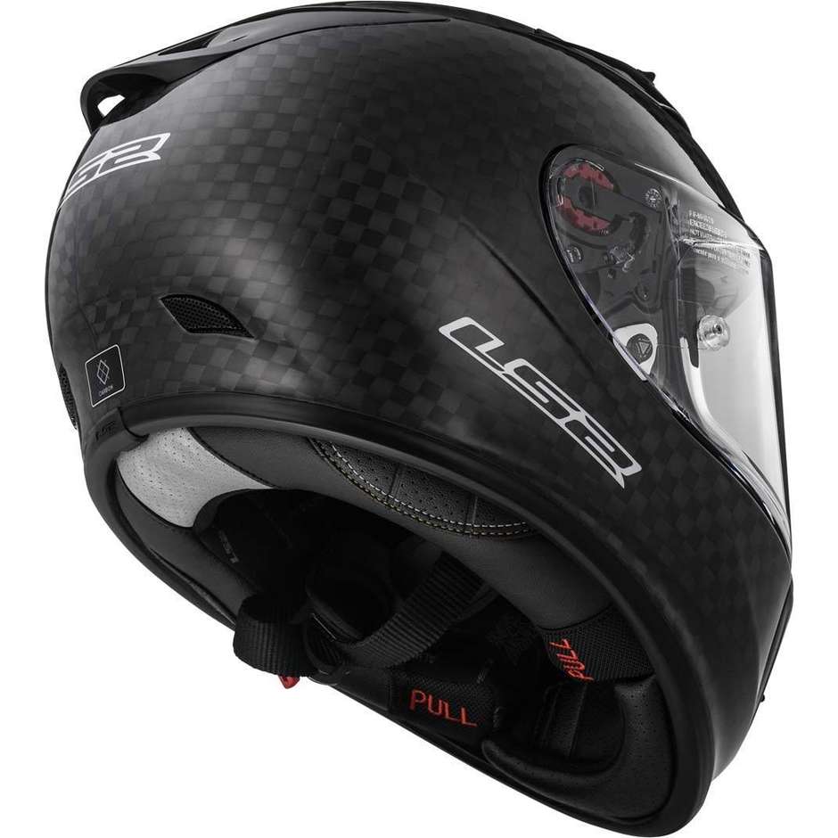 Integral Motorcycle Helmet in Carbon Ls2 FF323 ARROW EVO C FIM Solid Carbon