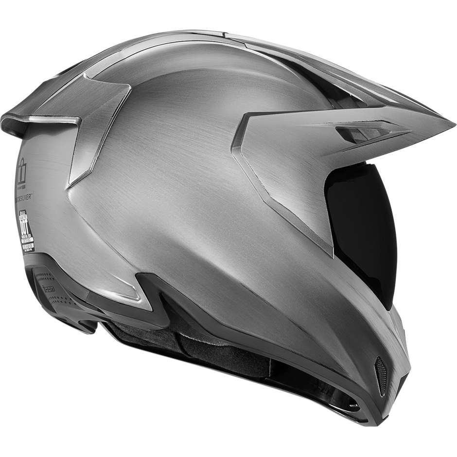 Integral Motorcycle Helmet In Fiber Icon Variant Pro QuickSilver
