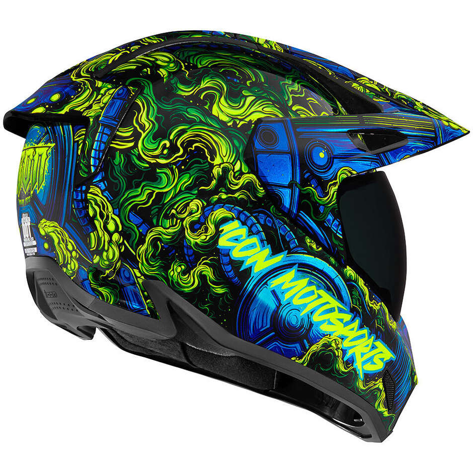 Integral Motorcycle Helmet In Fiber Icon Variant PRO Willy Pete