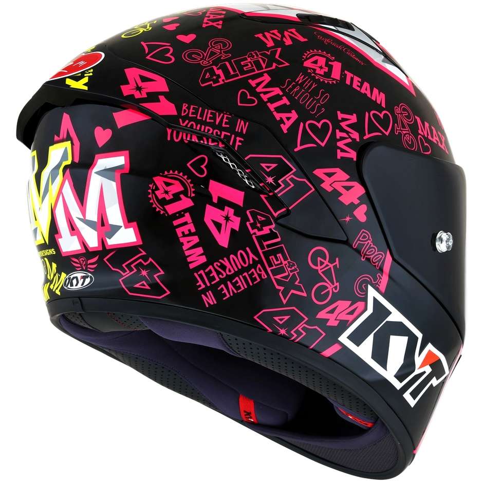 Integral Motorcycle Helmet in Fiber KYT NX RACE ESPARGARO 'REPL. 2020