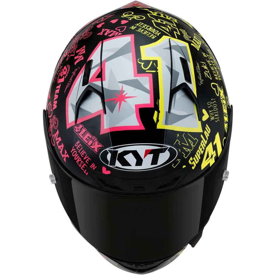 Integral Motorcycle Helmet in Fiber KYT NX RACE ESPARGARO 'REPL. 2020