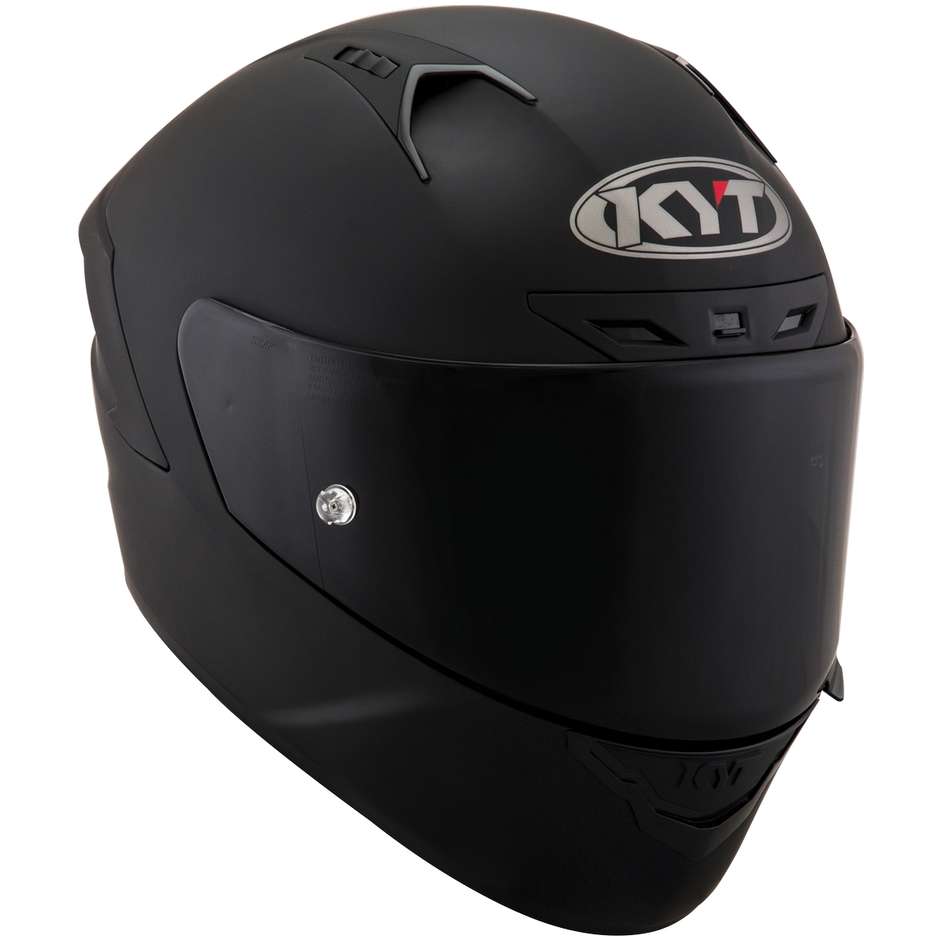 Integral Motorcycle Helmet In Fiber KYT NX RACE PLAIN Matt Black