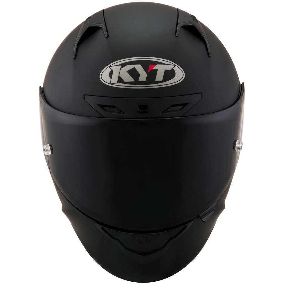 Integral Motorcycle Helmet In Fiber KYT NX RACE PLAIN Matt Black