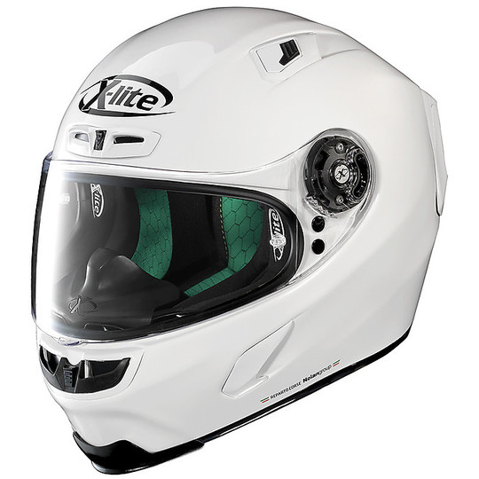 Integral Motorcycle Helmet in Fiber X-Lite X-803 Start 003 Glossy White
