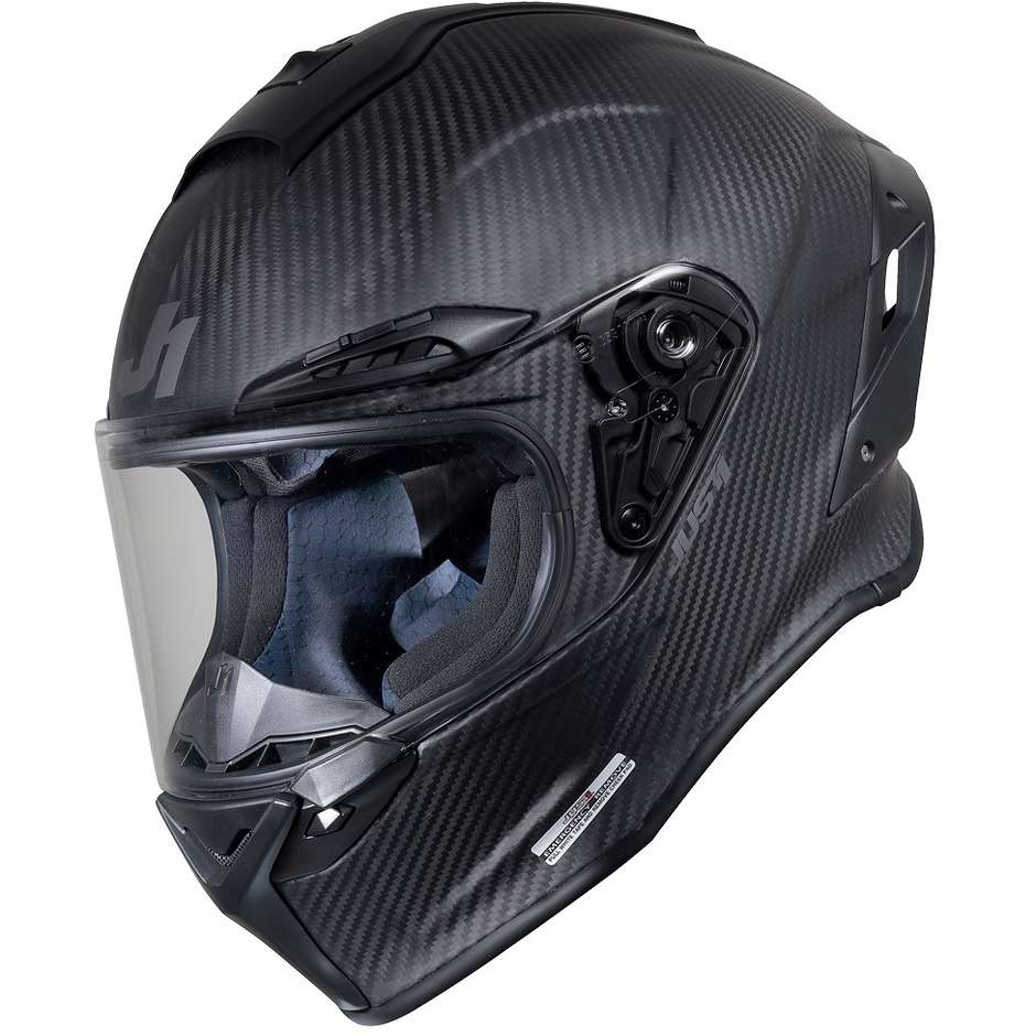 Integral Motorcycle Helmet In Just1 Carbon J-GPR SOLID Glossy Carbon