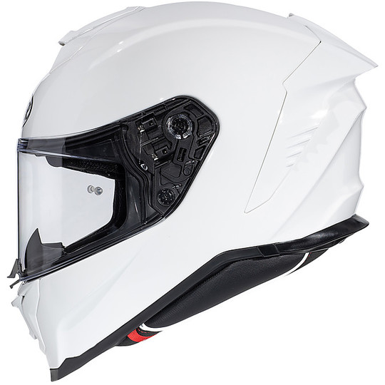 Integral Motorcycle Helmet In Premier Fiber HYPER U8 Glossy White