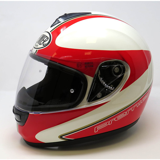 Integral Motorcycle Helmet in Premier Fiber Monza JP Red