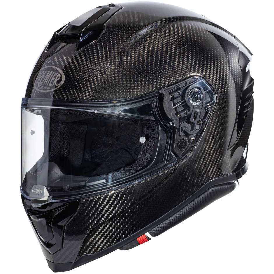 Integral Motorcycle Helmet in Premier HYPER CARBON Glossy Carbon