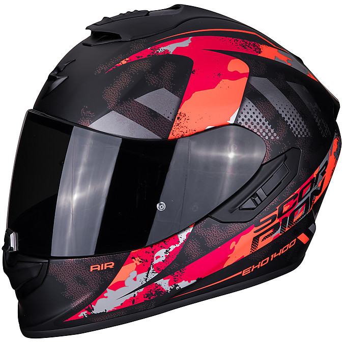 Integral Motorcycle Helmet in Scorpion Fiber EXO 1400 Air SYLEX Matte ...