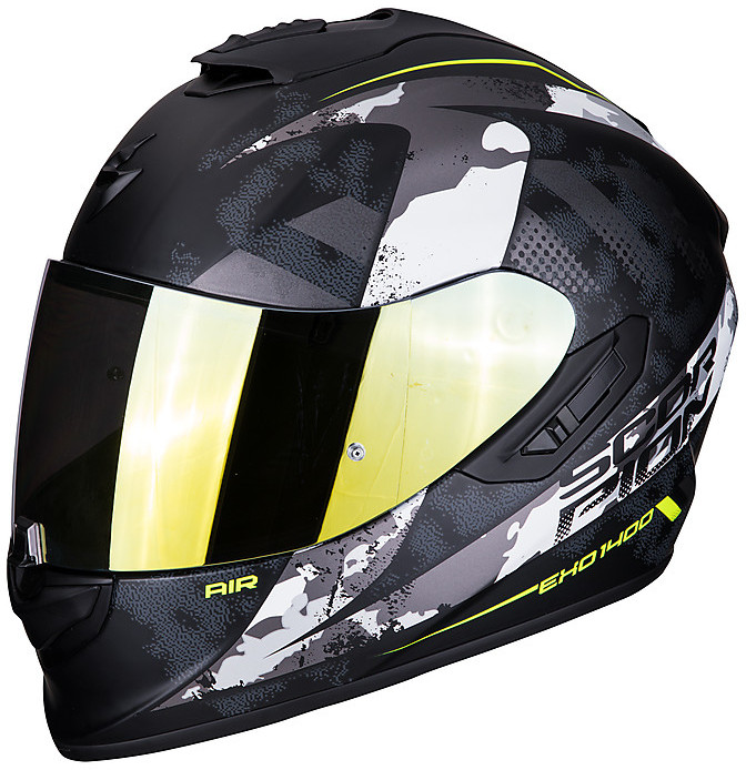 scorpion exo 1400 air sylex helmet EXO-ST1400 Evo Carbon Hex Matte Grey / Large U 3K carbon fiber shell provides aircraft Scorpion EXO-1400 EVO 2 AIR