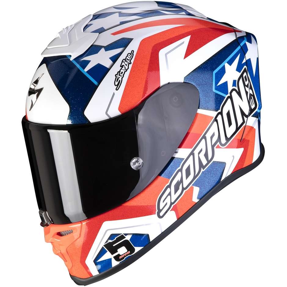 Integral Motorcycle Helmet in Scorpion Fiber EXO-R1 AIR Replica ALVARO II