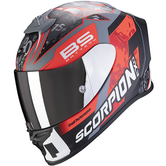 Integral Motorcycle Helmet in Scorpion Fiber EXO R1 AIR REPLICA FABIO
