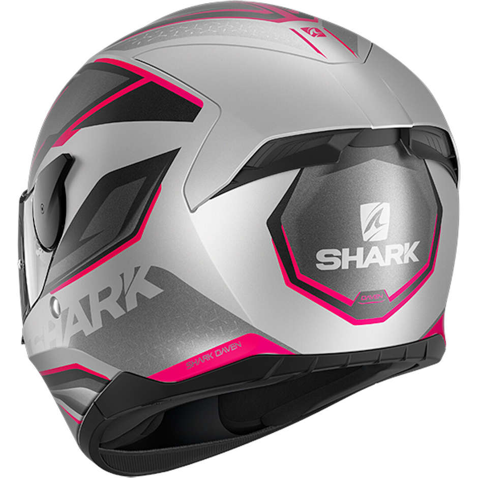 Integral Motorcycle Helmet In Shark D-SKWAL 2 DAVEN Matt Gray Black Purple