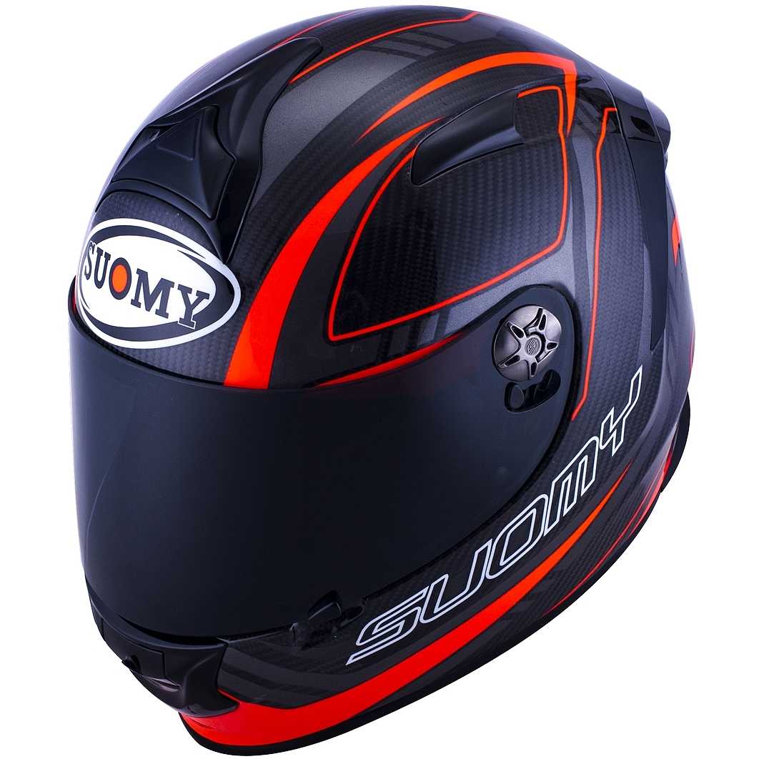 Integral Motorcycle Helmet in Suomy Carbon SR-SPORT CARBON RED For