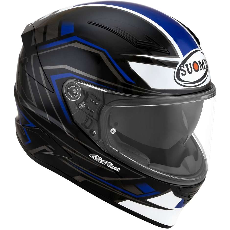 Integral Motorcycle Helmet in Suomy Fiber SPEEDSTAR GLOW Blue