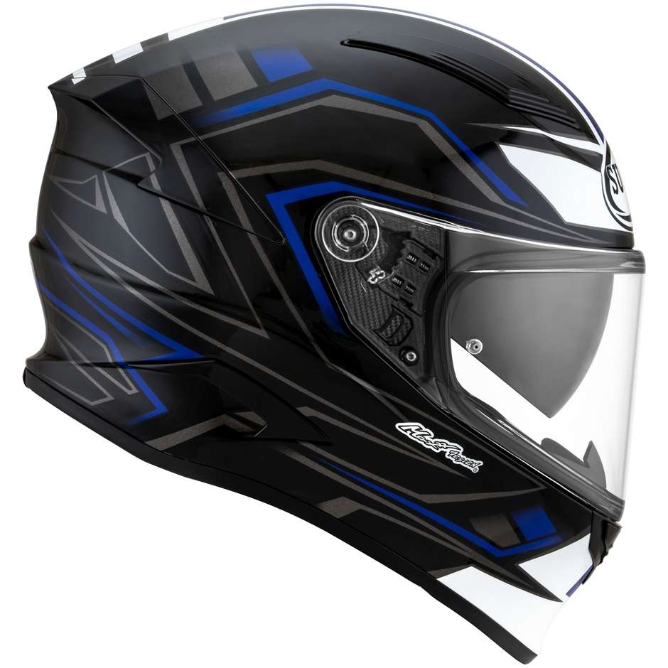 Integral Motorcycle Helmet in Suomy Fiber SPEEDSTAR GLOW Blue