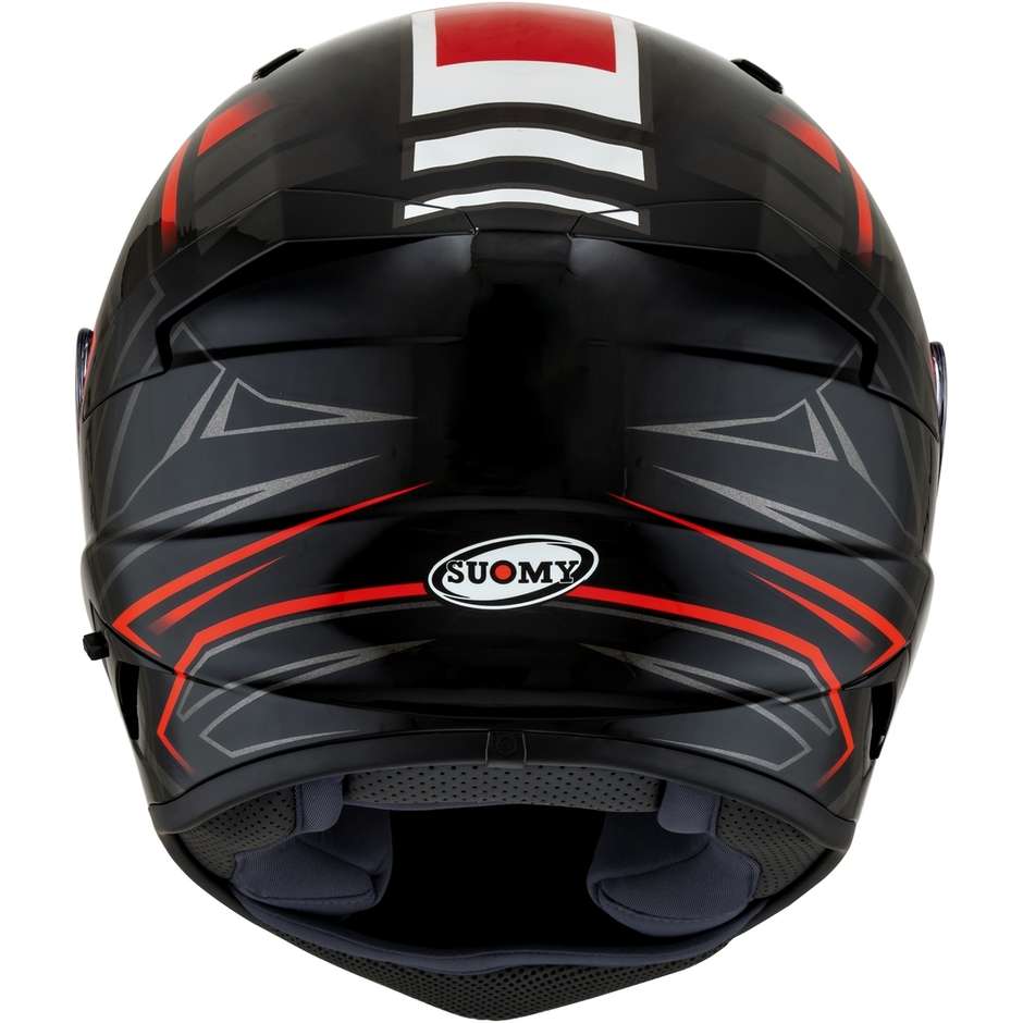 Integral Motorcycle Helmet in Suomy Fiber SPEEDSTAR GLOW Red