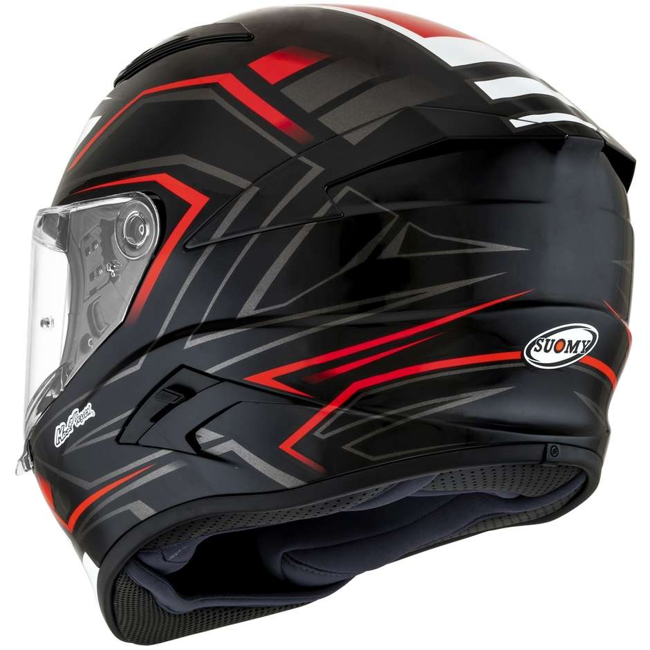 Integral Motorcycle Helmet in Suomy Fiber SPEEDSTAR GLOW Red