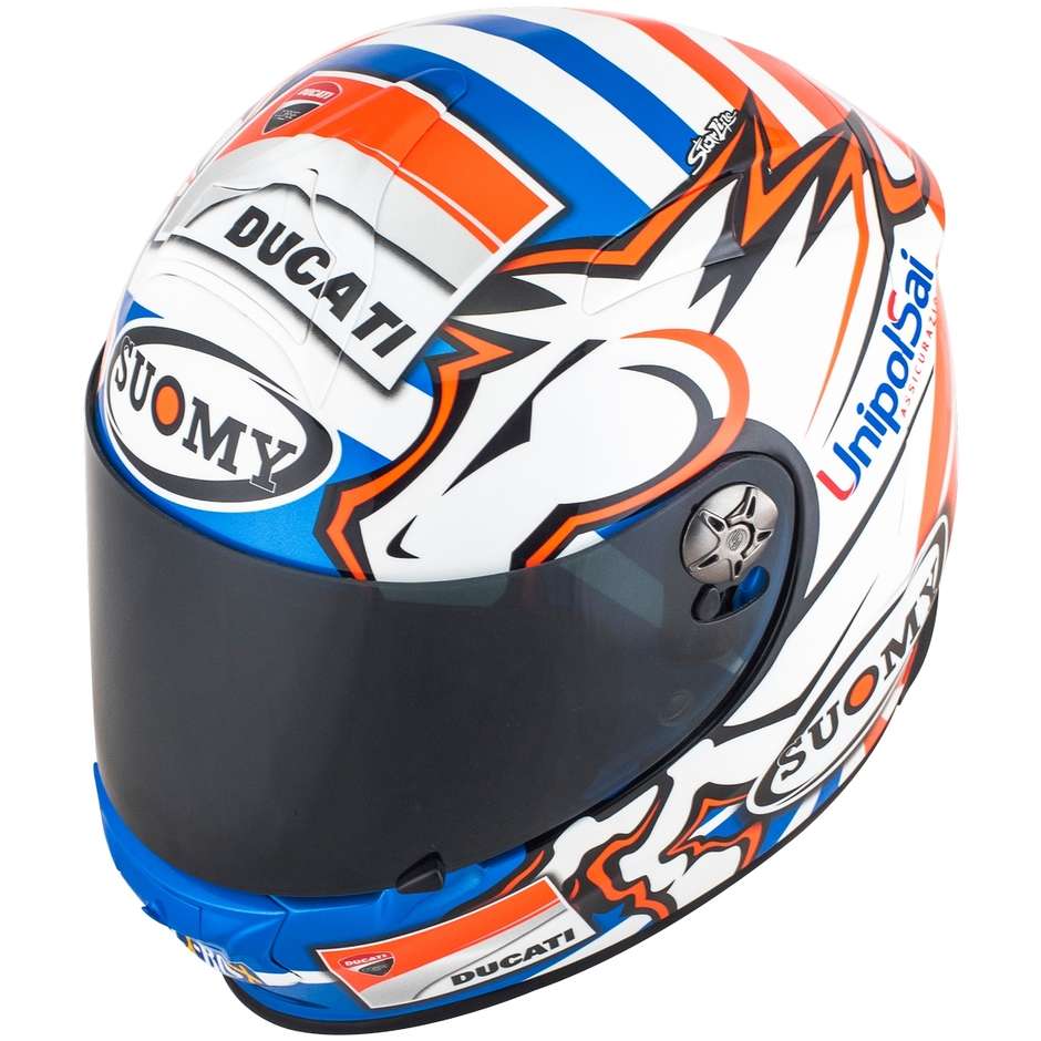 Integral Motorcycle Helmet in Suomy Fiber SR-SPORT DOVIZIOSO GP Replica Ducati