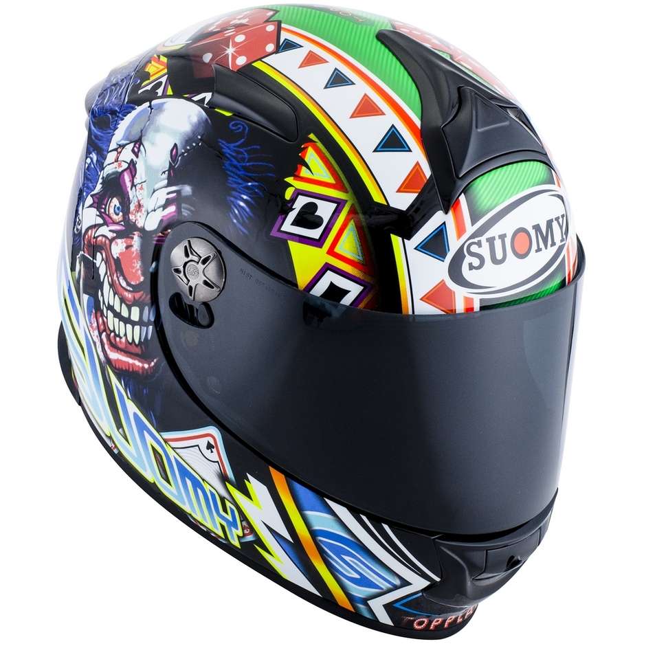 Integral Motorcycle Helmet in Suomy Fiber SR-SPORT GAMBLE TOP Player