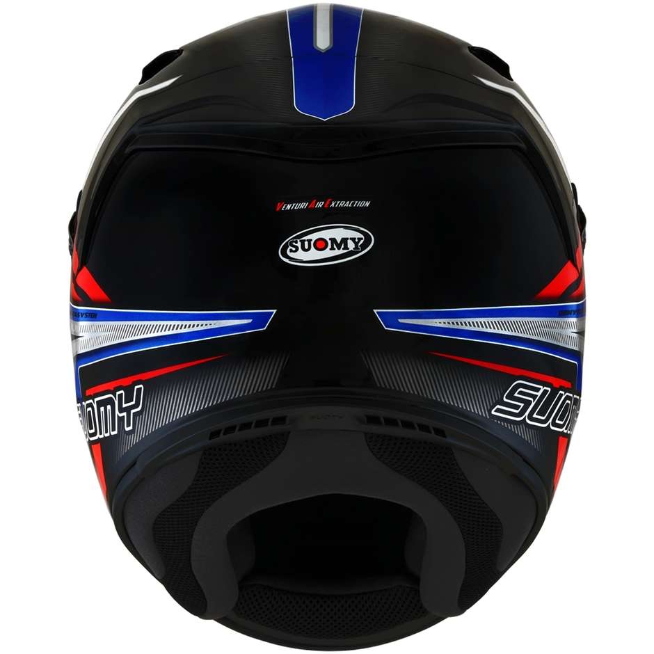 Integral Motorcycle Helmet in Suomy SR-SPORT ATTRACTION Fiber Blue Red