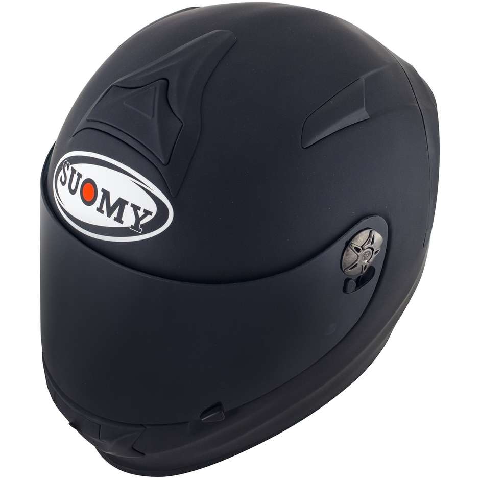 Integral Motorcycle Helmet in Suomy SR-SPORT PLAIN Fiber Black