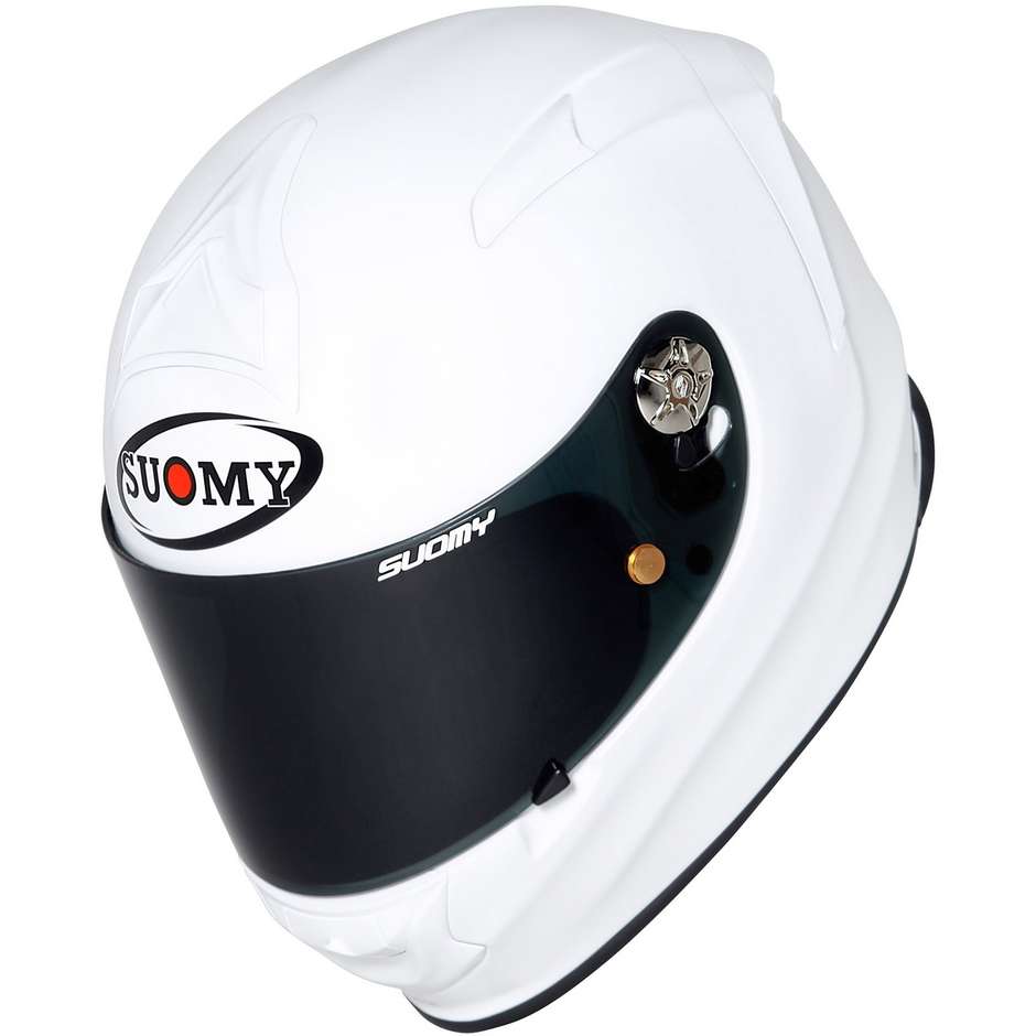 Integral Motorcycle Helmet in Suomy SR-SPORT PLAIN Fiber White