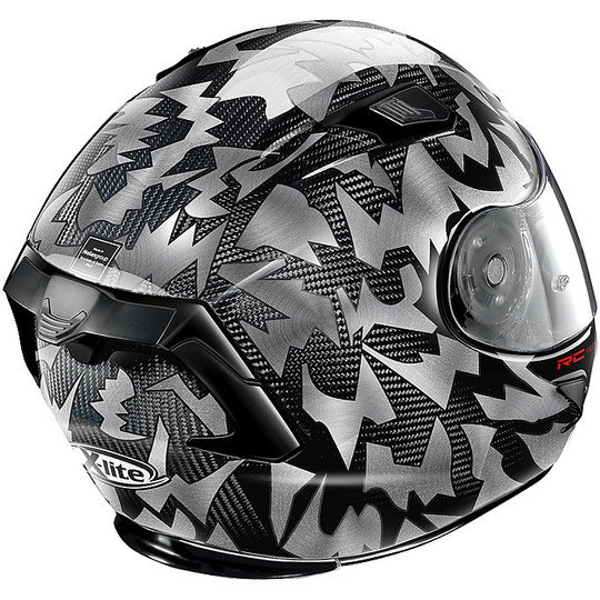 Integral Motorcycle Helmet in X-Lite Carbon X-803 Ultra Carbon IMAGO 063 Black Gray