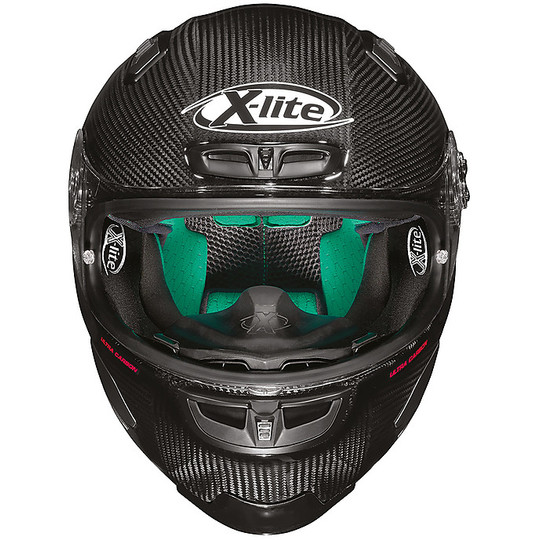 Integral Motorcycle Helmet in X-Lite Carbon X-803 Ultra Carbon IMAGO 064 Black Fuchsia