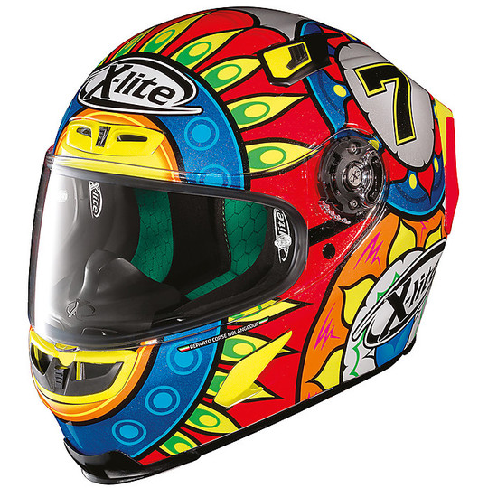 Integral Motorcycle Helmet in X-Lite X-803 Fiber Replica 019 C. Davies Polished