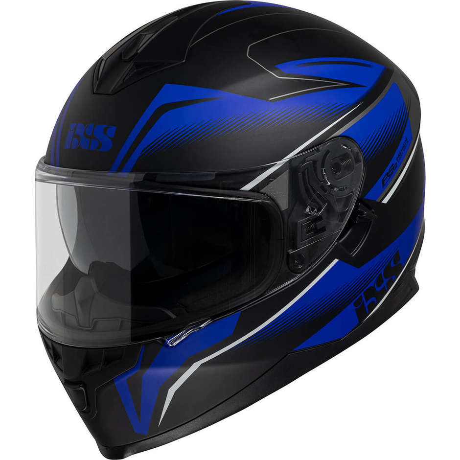 Integral Motorcycle Helmet Ixs 1100 2.3 Matt Black Blue